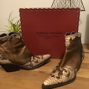 Italian leather ankle boots